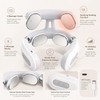 Heated Neck Massager for Relaxation – USB Rechargeable 4-Head Shoulder