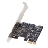 PCIe 3.0 X1 to 4 Port SATA3 Adapter Card Professional