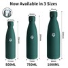 Grsta Thermos Flask, 500 ml Stainless Steel Drinking Bottle, BPA-Free,
