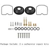 2-Pack Carburetor Carb Repair Kits Replacement for 1985-1990 Kawasaki 454