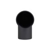 LANZZAS Pellet Pipe Pointed Arch 90° with Cleaning Closure, Diameter