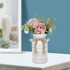 Kichvoe Farmhouse Flower Jug Rustic Pitcher Vase for Artificial Fresh