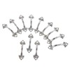 dophee 12Pcs Antique Brass Decorative Handle Pull Knob for Mini
