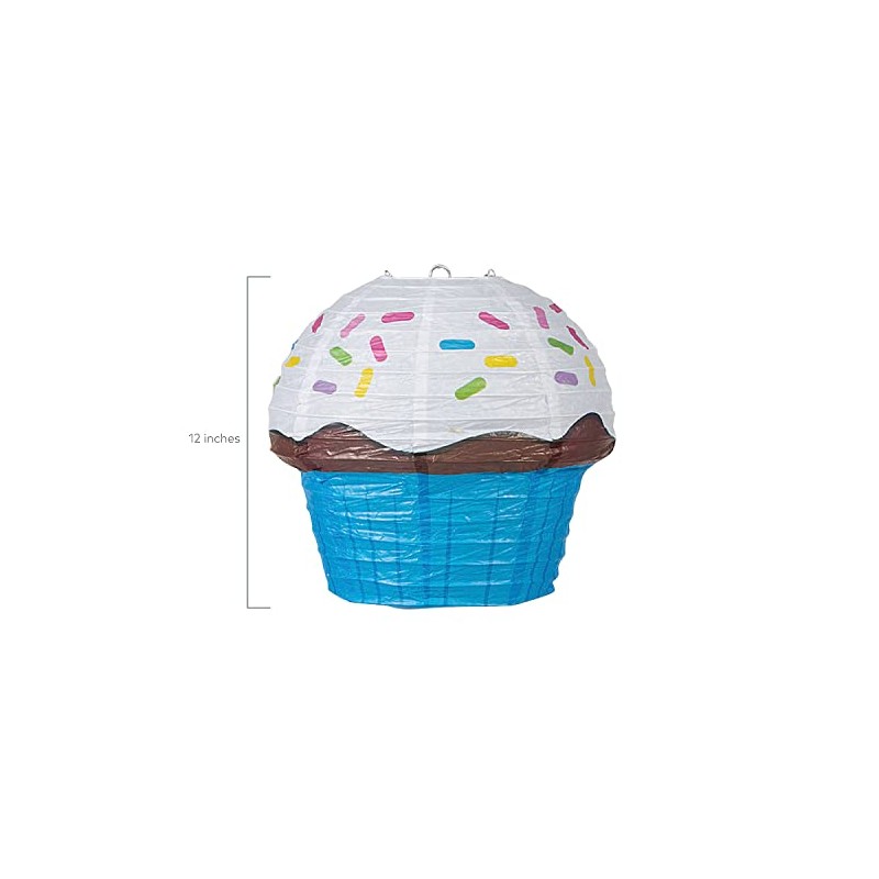 Fun Express Assorted Cupcake Paper Lanterns - 12' | 6