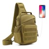 Huntvp Tactical Molle Chest Sling Pack Daypack Backpack Crossbody Bag