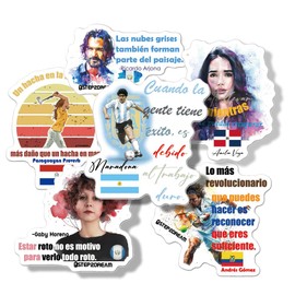 1step2dream Hispanic Heritage Month Stickers Latino Inspirational Quotes in Spanish | Spanish Stickers for Teacher Student Kids