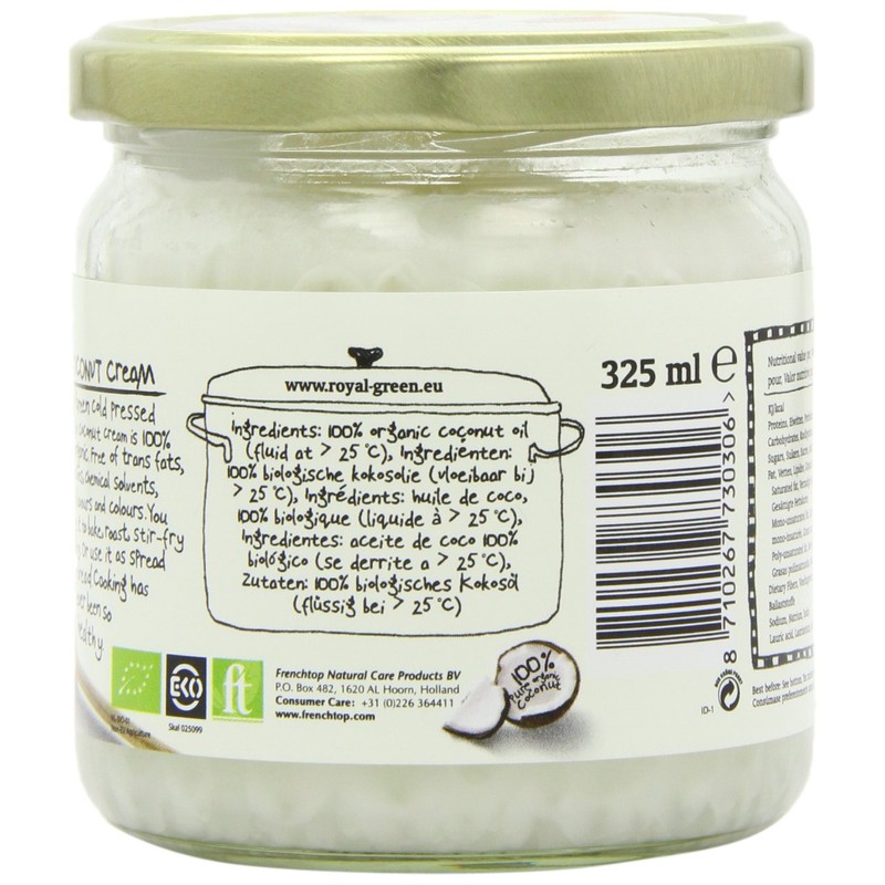 Natürliches Kokosöl Extra Virgin (325 ml) - Royal Green