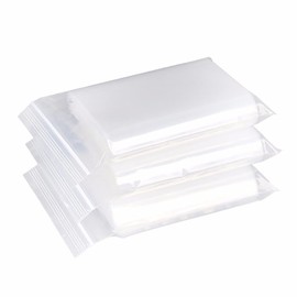 YOFADCI Resealable Clear Plastic Bags, Sealed Storage Bags, Thickening and Durability, Apply Kitchen Storage, Jewellery Packaging, 13 x 19 cm, 100 Pieces