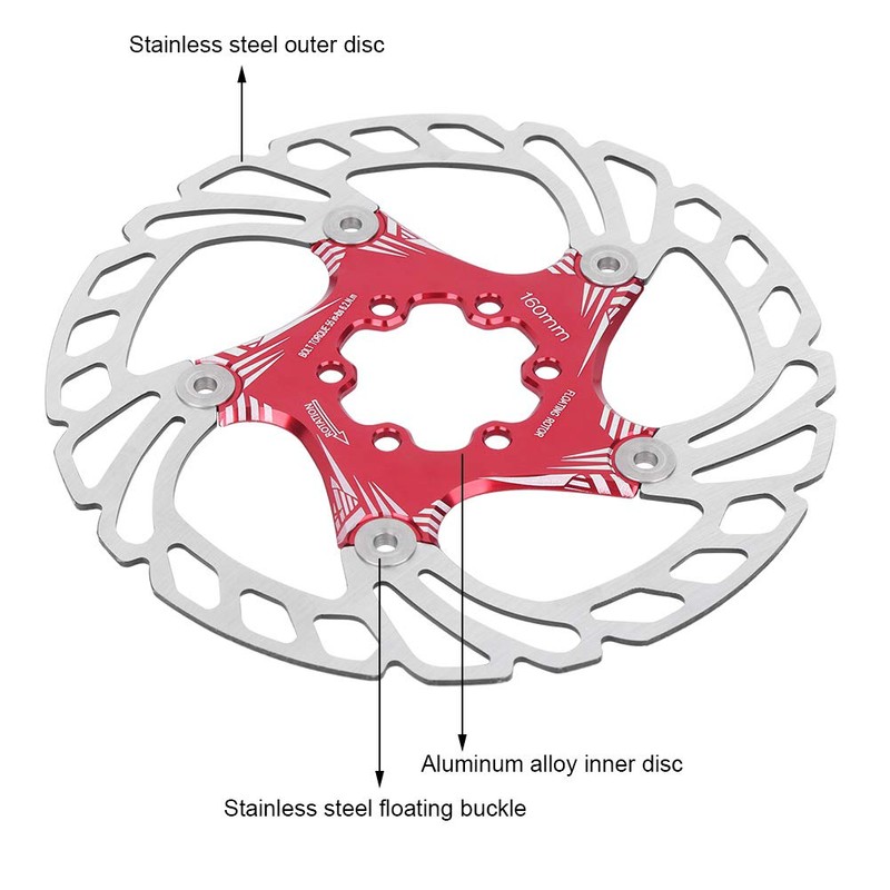 Disc Brake Rotor, 6.3 inches (160 mm), Mountain Bike, Durable,