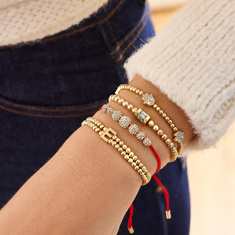 BaubleBar Tatum Birthstone Bracelet - Blue Zircon