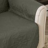 Great Bay Home Medallion Stitched Solid Furniture Protector Stain Resistant