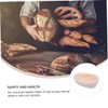 Ciieeo 1 PC Oval Rattan Bread Proofing Basket with Lining