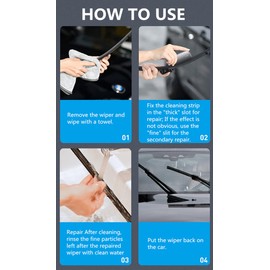 OBEST Windscreen Wiper Cutter, Wiper Blade Cutter, Universal Wiper Blade Recut, Car Windscreen Wiper Repair, Suitable for All Kinds of Wiper Blades