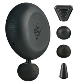 WARRIOR ETHOS Mini Massage Gun - Powerful Portable Muscle Percussion Massage Gun Deep Tissue and Workout Gun Massager - Quiet Percussion Massage for Back Neck and Foot Massage