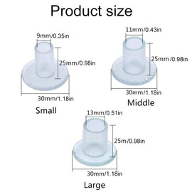 WeddHuis 5 Pairs of Heel Protectors, High Heel Protectors, High Heel Protection, Heel Pumps Protect Shoe Heels, Heel Protectors, High Heel Protectors for Races, Weddings, Formal Occasions (S*2+M*2+L)