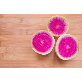 Watermelon Radish Beauty Heart Meat Chinese Daikon Heirloom Premium Seeds for Planting Packet