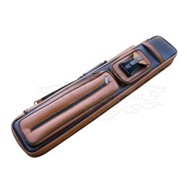 Gator Champion Instroke Cases with Soft Cue Leatherette Bag - 4x8 Pool Cue Case Hold 4 Butts 8 Shafts (D-0437)