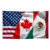 America Canada Mexico Flag 3x5 Ft North America Friendship Flags