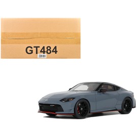 GT Spirit 1/18 Diecast Nissan Z Nismo in DCD 2024 Gray with Black Top DC Model Car