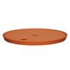 Bloem Ups-A-Daisy 10" Round Orange Resin Planter Pot Lift Insert