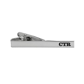 Latter Day Products LDS CTR Tie Clip - Gold or Silver (Silver-Plated-Base)