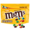 M&M'S Peanut Milk Chocolate, Sharing Size, 10.05 oz Resealable Bag