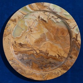12" Decorative onyx Plate (P12)