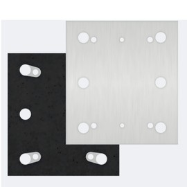 Carbpro 158324-9-SPD17 Sander Pad for Makita BO4556 San-der 1/4 Sheet Sander PSA Pad Backing Plate (Pack of 2