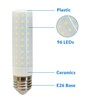 Geminilite E26 LED Corn Light Bulbs 12W, Daylight White 6500K,