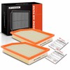 A-Premium Filtro de aire de motor de 2 piezas compatible