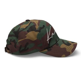 Hogue WS LLC Kamala Signature Hat (Embroidered Dad Cap) Kamala Harris Supporter Hats Green Camo