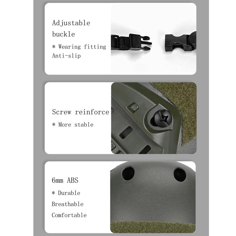 Tactical Helmet, Airsoft Army Military Style PJ Type Fast Helmet