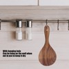 Wooden Rice Spoon,Non Stick Rice Paddle Heat Resistance Serving Spoon,