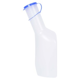 Urine Bottles for Men with Closure, 1000 ml PP Urine Bottle for Men, Men's Bed Bottle Made of Thick Plastic, Urinary Chamber - Portable Urine Bottles for Travel Emergency Bed Camping