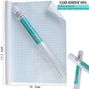 DSIUE Clear Contact Paper for Books, 17.7" X 10 ft