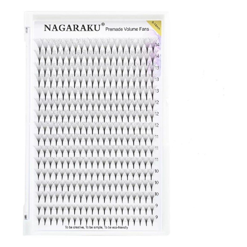 Nagaraku Extensión De Pestañas Prearmados Volumen 10d