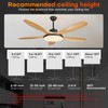 16-Inch Ceiling Fan Downrod with Extension Cord, 1.3-Foot White Ceiling