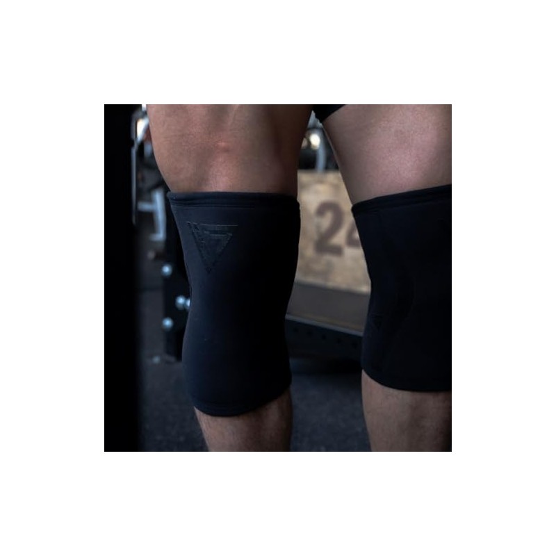 BURZKA Rodilleras Neopreno Crossfit 5 mm Levantamiento de Pesas Powerlifting