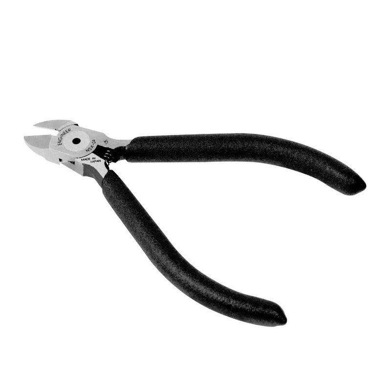 Compact PCB Side Cutters with Hardened Carbon Steel Jaws. Made