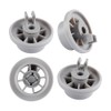 BDHI 8pcs 165314 Dishwasher Lower Rack Wheel Clips Replacement for