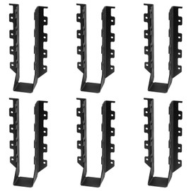 GBGS 6 Pack Joist Hanger for 2x8 Post,Face Mount,Inner Width:1-1/2"(38.1 mm) Joist Bracket,14 Gauge Steel