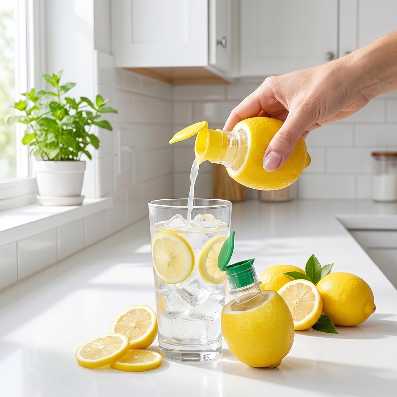 Saituo Home 2 Pcs Lemon Squeezers, Manual Lemon Juicer with
