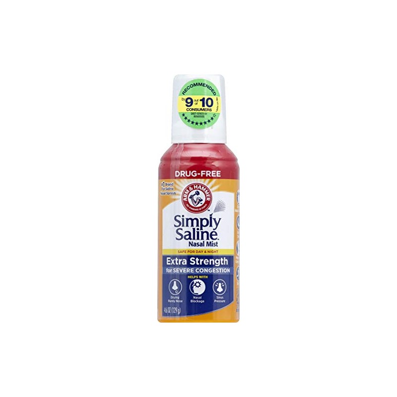 Simply Saline Adult Nasal Mist, Allergy & Sinus Relief, Extra