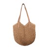 Oweisong Hobo Straw Woven Handbag for Women Large Summer Beach