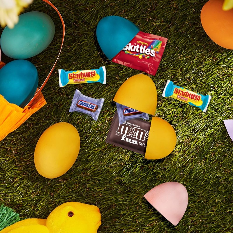 Mars M&M'S, SKITTLES, SNICKERS & STARBURST Easter Basket Stuffers Variety