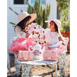 mibasies mibasies Kids Purse Toddler Gifts for Little Girls Crossbody Purses Presents,Small,(A1 pink)