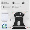 EZ Assistive Patient Lift Sling with Commode Opening for Toileting