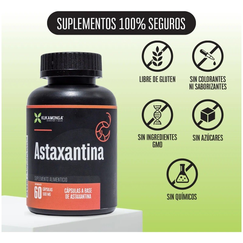 Kit 2 Astaxantina | 60 Cáps | 120 Días |