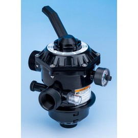 Sharutia 272526 Sand Filter Multiport Valve Replacement for Pentair 262506 1-1/2 Inch 6 Way Clamp Style Multi Port Valve, Compatible with Pentair Tagelus, Sand Dollar, Meteor Pool Sand Filter