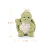 Apricot Lamb Clever Turtle Manman Stuffed Animals for Kids, Soft